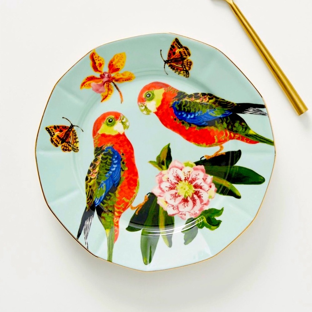 Anthropologie Nathalie Lete bird plate.  New with tags.